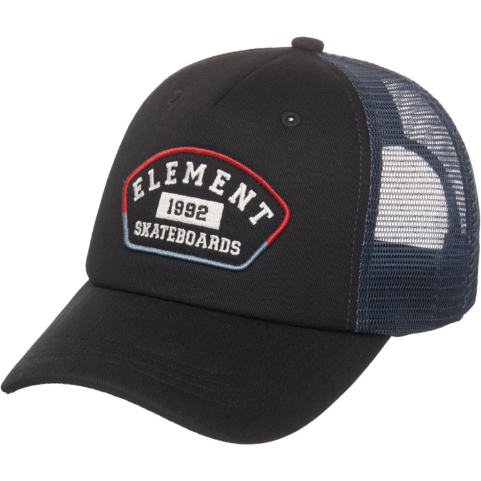 2026 Element Mens Team Trucker Cap ELYHA00252 - Flint Black
